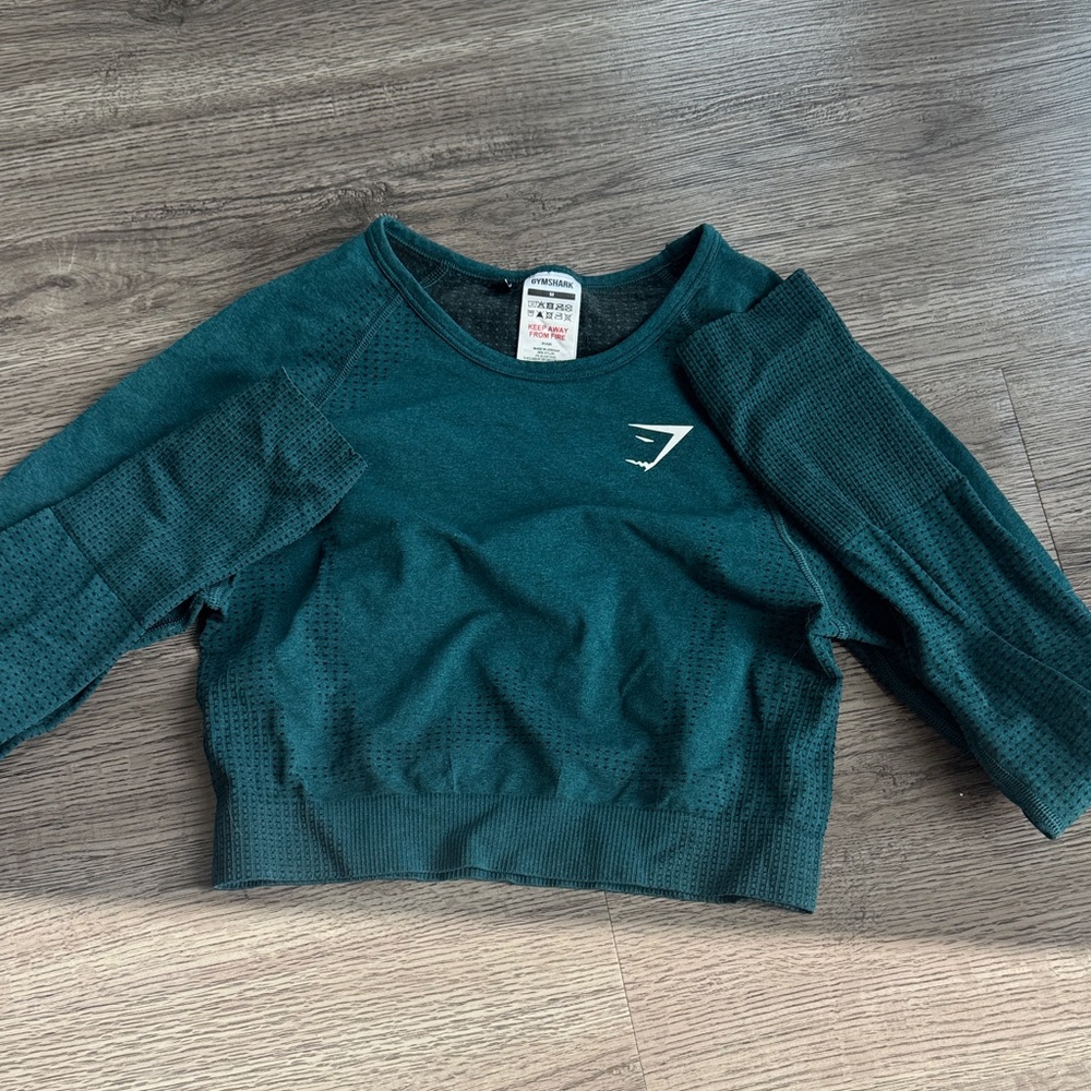 Gymshark Teal Crop Top